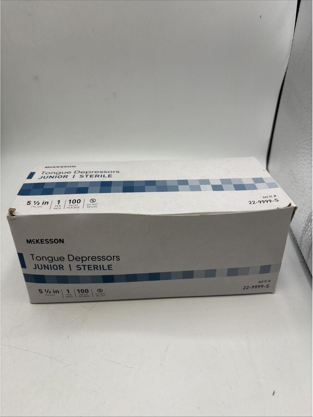 2 lot100 McKesson Non-Sterile Wooden Tongue Depressors 5.5” Junior Craft Tattoo - Picture 3 of 5